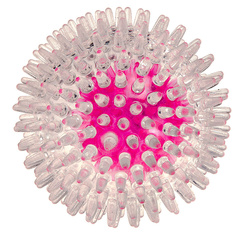 Ferplast игрушка-мяч со светодиодной подсветкой PA 6416 для собак, мягкая резина