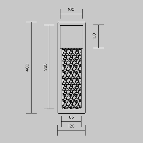 Настенный светодиодный светильник Maytoni Golthic MOD474WL-L20B3K