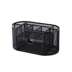 
          Подставка-органайзер д/канцтоваров, Alingar, металлическая, овальная, 22 см * 11 см, 9 отделений, черная