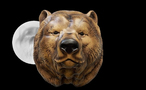 Силиконовый молд № 554 Медведь