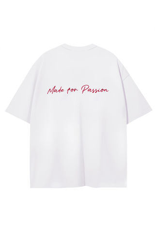 «Made for passion» Футболка унисекс с вышивкой.