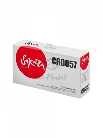 Картридж Sakura 057 (3009C002) для Canon, черный, 3100 к.