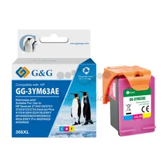 Картридж струйный G&G GG-3YM63AE 305XL многоцветный (11.6мл) для HP DeskJet 2320, 2710, 2720, 2300