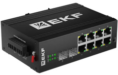 Коммутатор промышленный управляемый EKF TSX-ML2-2GX/SFP-8GTP