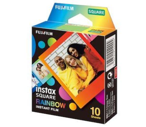 Fotoaparat lenti \ Картридж Fujifilm Instax SQUARE Rainbow, 10 lent