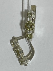 Гламур 10 ( серьги из серебра)