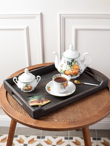 Dark Ashwood Breakfast Tray