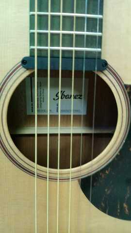 IBANEZ AAD100E электроакустическая гитара, цвет - натуральный
