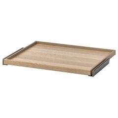 Полка выдвижная IKEA KOMPLEMENT (КОМПЛЕМЕНТ), Белый морёный дуб, 75x58 см