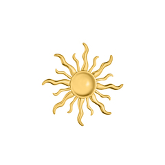 Брошь Sun Steel