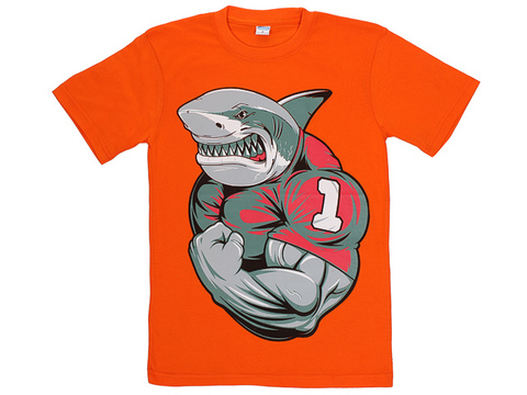 3026-11 футболка детская, оранжевая
