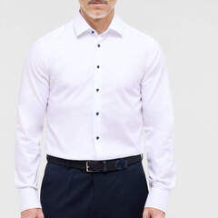 Сорочка мужская Eterna Slim Fit 2132-F171-00 из ткани Dynamic Cotton белая