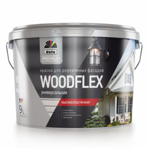 Универсальная высокоэластичная краска для фасадов Düfa Premium WOODFLEX