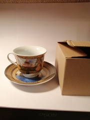 Чайная пара с видами Петербурга