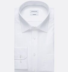 Сорочка Seidensticker Comfort Fit 01.312420-01 из поплина белая
