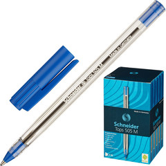 Ручка шариковая одноразовая Schneider Tops 505 синяя (толщина линии 0.5 мм)