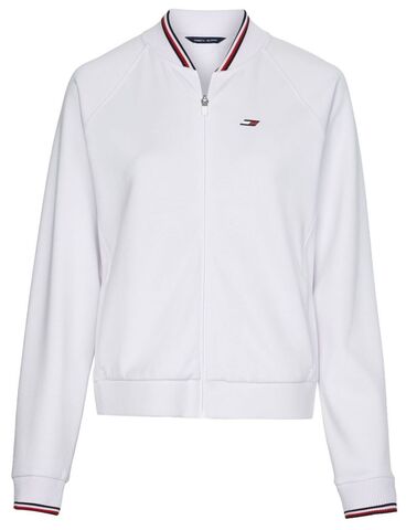 Женская толстовка Tommy Hilfiger Relaxed Sueded Modal GS Bomber - sueded dth optic white