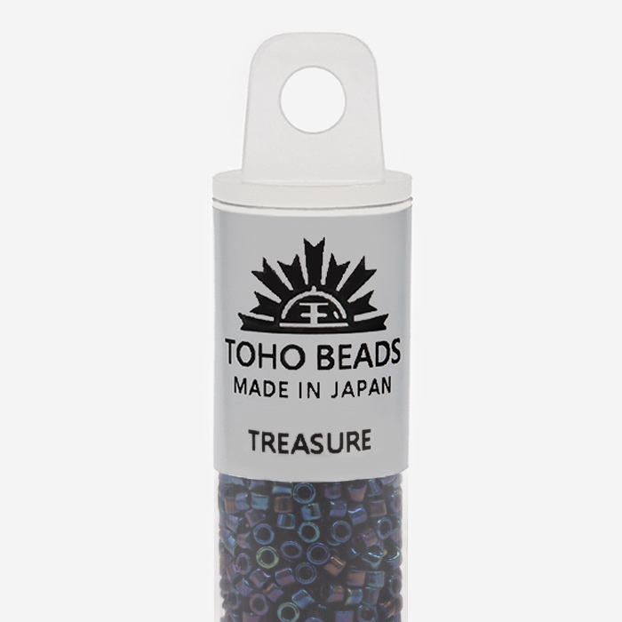 Японский бисер TOHO Treasure (№82), металлизированный, непрозрачный глянцевый