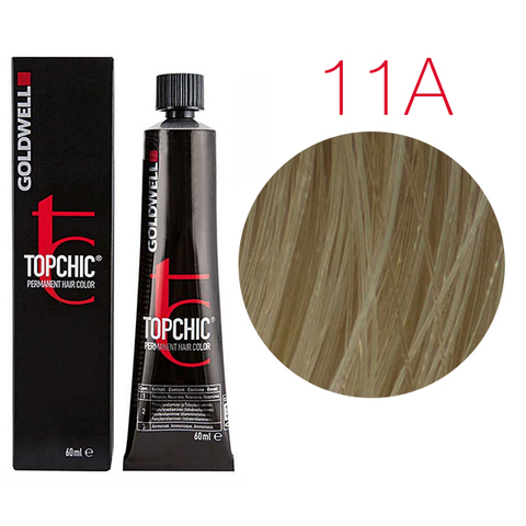 Goldwell Topchic 11A (белокурый пепельный) - Стойкая крем-краска