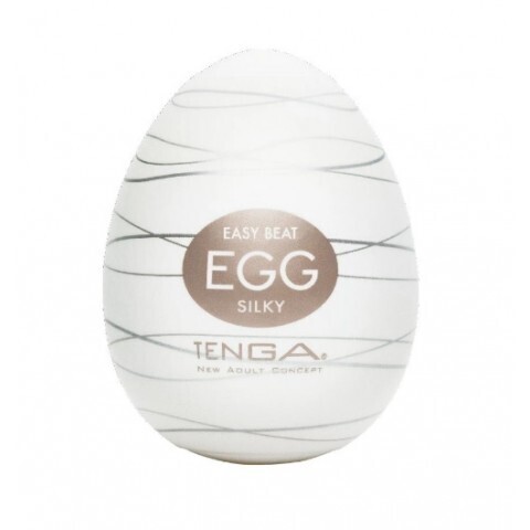 Мастурбатор TENGA EGG SILKY, шелковая текстура