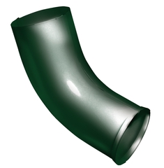 Колено стока ф90 (RAL 6005-зеленый мох)