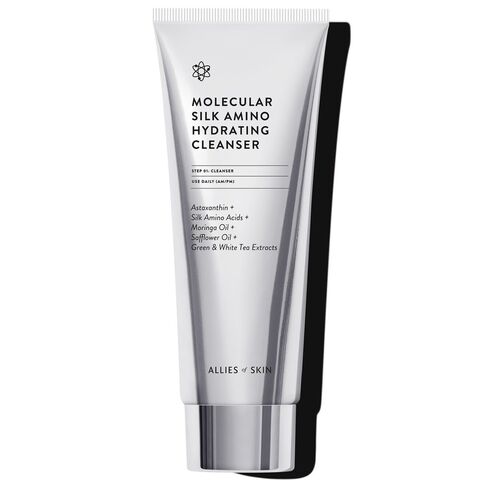 ALLIES OF SKIN Очищающий увлажняющий гель с аминокислотами шелка, 25 мл Molecular Silk Amino Hydrating Cleanser 100мл