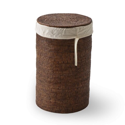 Decor Walther 0936592 Decor Walther Basket Корзина для белья, напольная, цвет: ротанг темный