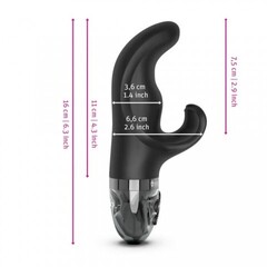 Вибратор Mystim Hop Hop Bob с электростимуляцией, черный