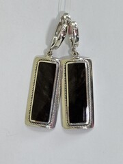 Трунса (серьги из серебра)