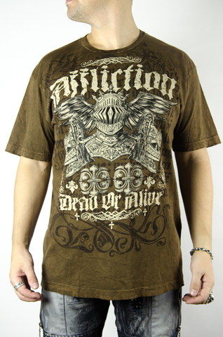 Affliction | Футболка мужская TRIPLE TEE A1346 перед