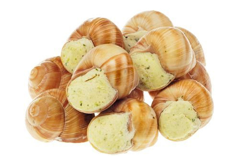 Улитки по-бургундски с чесноком и зеленью, 500г