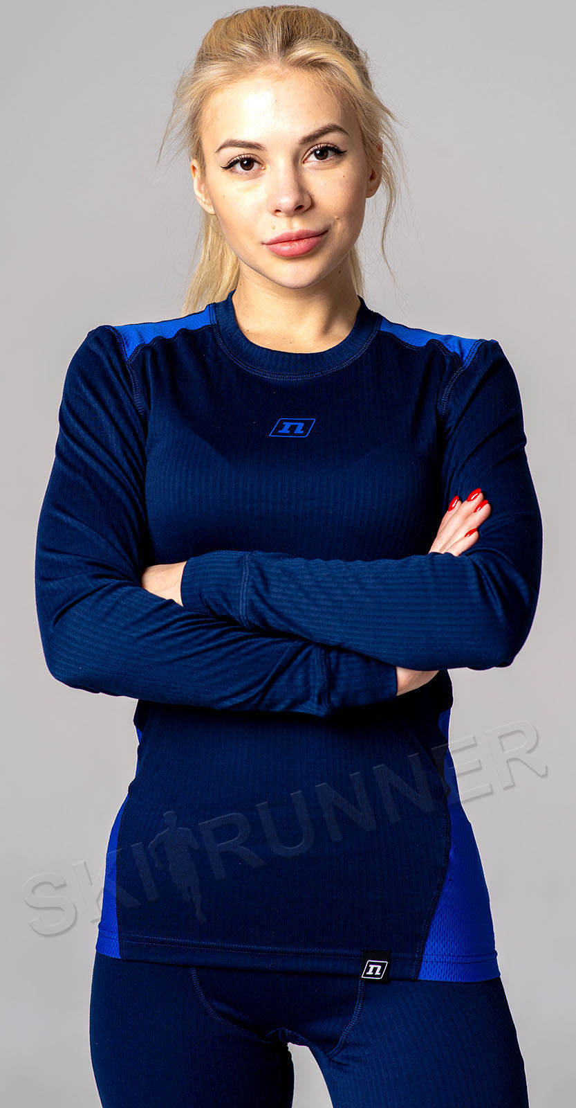Термобелье Рубашка Noname Arctos 22 Navy-Blue UX 2001174-0020 - SkiRunner.ru