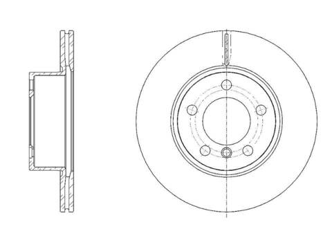 Диск тормозной вентилируемый G-brake GR-21402