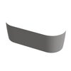 Cezares METAURO-Central-180-SCR-GRIGIO Передняя панель для акриловой ванны, 180x5x40