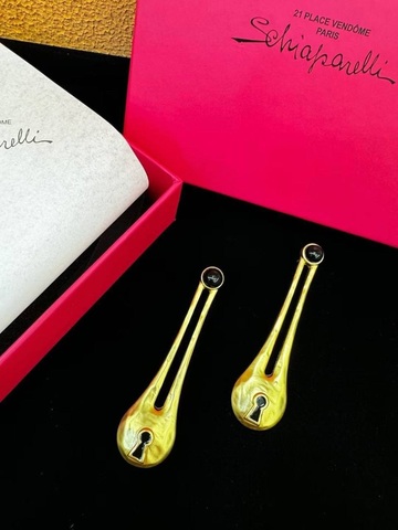 Серьги Schiaparelli замочная скважина