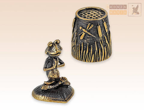 наперсток Лягушка йог с магнитом