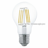 Лампа LED филаментная прозрачная Eglo CLEAR LM-LED-E27 6W 550Lm 2700K A60 11501 1