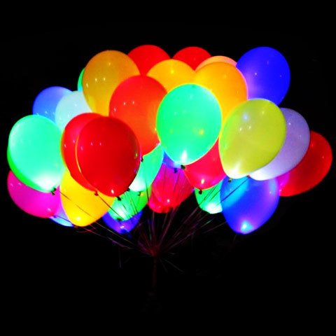 Летающий Букет из Светящихся LED шаров