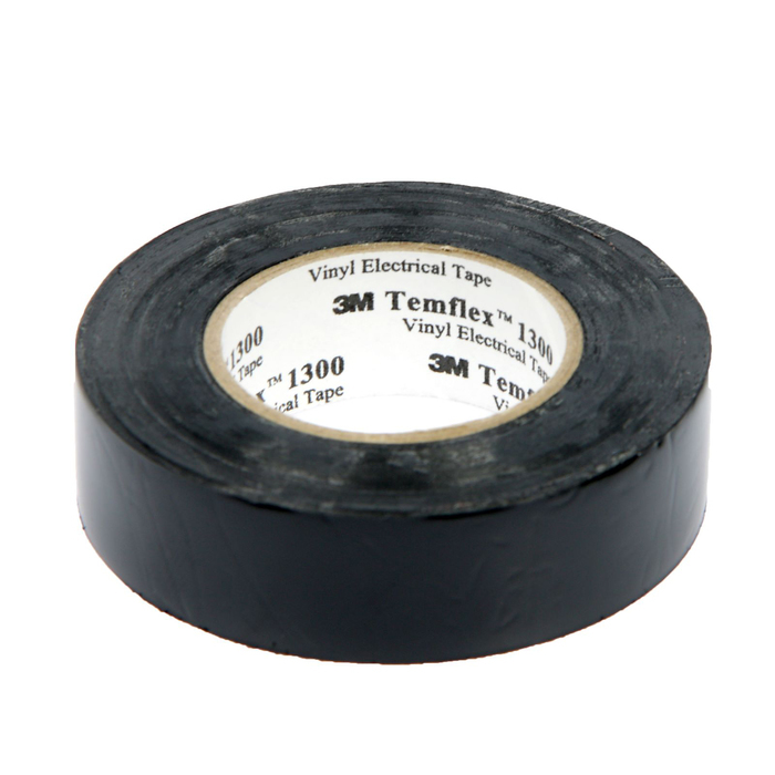 Изолента 3М Temflex 1300, ПВХ, 19 мм x 20 м, 130 мкм, черная (арт ...