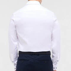 Сорочка мужская Eterna Slim Fit 2132-F171-00 из ткани Dynamic Cotton белая