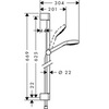 Душевой гарнитур 62,5 см 3 режима Hansgrohe Croma Select 26580400