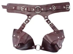 Бордовая сбруя из ошейника с лифом Maroon Harness - 