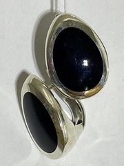 Регби (серьги из серебра)