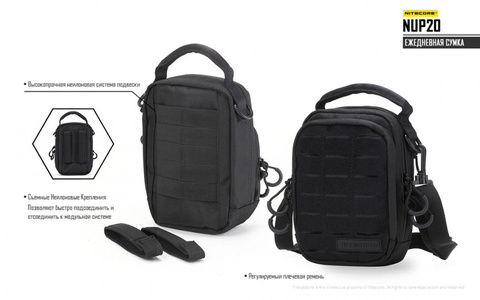 Сумка Nitecore NUP20 бежевый