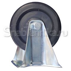 Колесная опора неповоротная ПВХ FCPVC 125