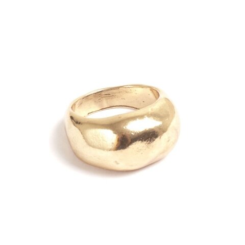 Кольцо из бижутерного сплава с золотым покрытием