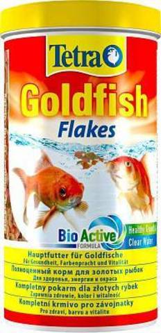 Tetra Goldfish color flakes корм, усиливающий окраску, для золотых рыбок (Германия) (хлопья) 12г