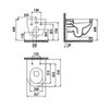 Чаша унитаза подвесная Creavit Free FE320-11CM00E-0000