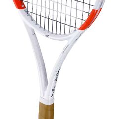 Теннисная ракетка Babolat Pure Strike 97 - white/red/black + струны + натяжка в подарок