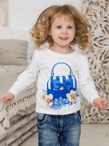 Лонгслив "Сумочка в цветах"